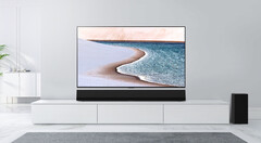 The GX soundbar with a 65-inch Gallery TV. (Source: LG)  