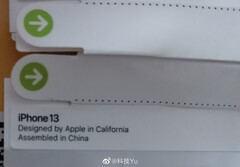 Apple is expected to announce the iPhone 13 series next month. (Image source: Weibo)