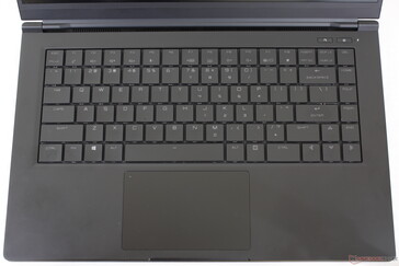 All keys are optical mechanical here in contrast to the keyboard on the Alienware x15 where its Functions keys are not