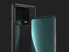 The Xiaomi 13 Pro should be one of the first Snapdragon 8 Gen 2-powered smartphones. (Image source: @OnLeaks &amp; Zoutons)