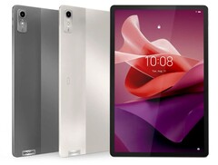 The Lenovo Tab P12 is available in Oat and Storm Grey finishes. (Image source: Lenovo)