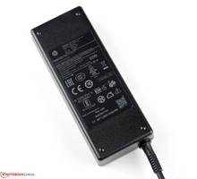 The power supply provides a maximum of 65 watts