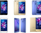 Huawei Honor 8 Lite Android smartphone color options
