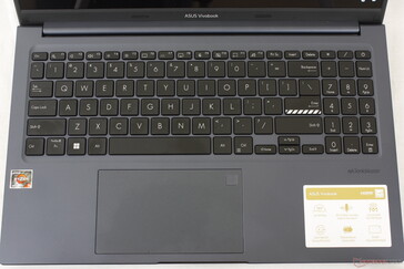 Layout and labels remain almost identical to the 2021 VivoBook 15 with only slight superficial changes around the Enter key