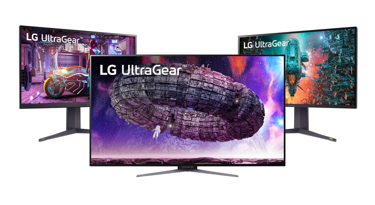 The new LG UltraGear series together. (Image source: LG)