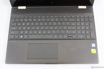 HP adds a full-size NumPad but gets a smaller 12 x 6 cm trackpad