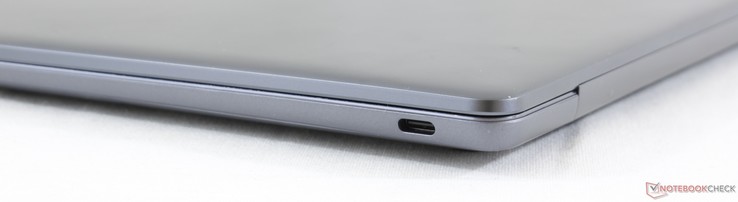 Right side: USB 3.1 Type-C port
