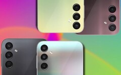 The Samsung Galaxy A24 is expected to come in shiny new colors with an S23-esque rear design language. (Image source: Thetechoutlook/Unsplash - edited)