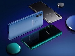The Galaxy A9 Pro 2019 comes in three different colors. (Source: GSMArena)