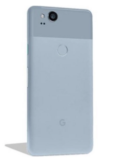 This the first look at the new Pixel 2 made by HTC in blue. (Source: Droid Life)