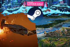 The 2023 Steam Winter Sale discounts some truly spectacular RTS games. (Image source: Steam - edited)