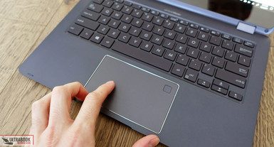The trackpad comes with Microsoft Precision drivers. (Source: Ultrabookreview)