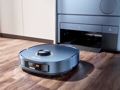 The Midea WASHBOT is a washing machine with a built-in robot vacuum dock. (Image source: Midea)