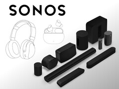 Sonos is likely to add wireless headphones and earbuds to its lineup in 2024 (Image Source: Sonos, rawpixel.com - edited)
