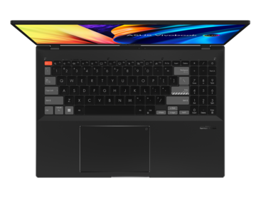 Asus Vivobook Pro 16X - Black - Keyboard. (Image Source: Asus)