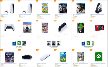 Most Wished For in PC & Video Games. (Image source: Amazon UK)