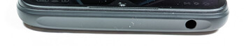 Top: 3.5 mm audio jack