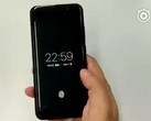 The Vivo's optical fingerprint reader was shown in a leaked video. (Source: WeiBo)