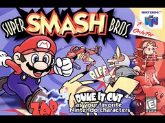 Original Super Smash Bros N64 box art is shown (Image source: Walmart)