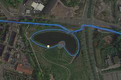 GPS test: LG V40 ThinQ - Lake