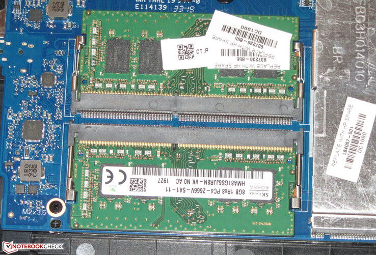 The RAM runs in dual-channel mode