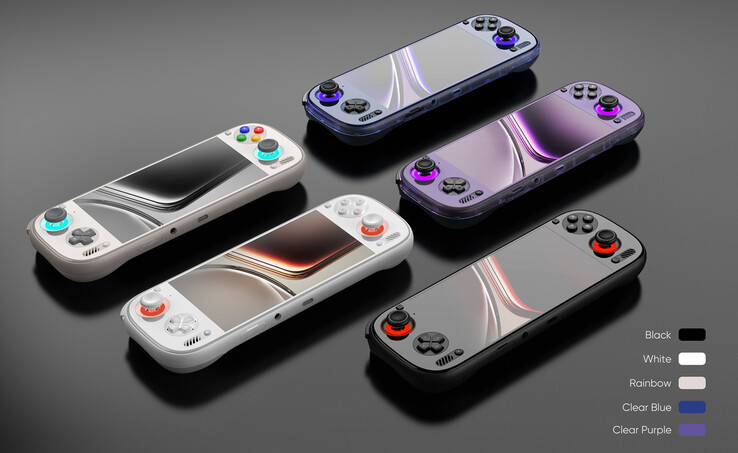 The AYN Odin 3's five release colours. (Image source: AYN Technologies)