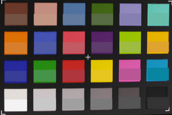 Color checker: The bottom half of every field shows the original color.