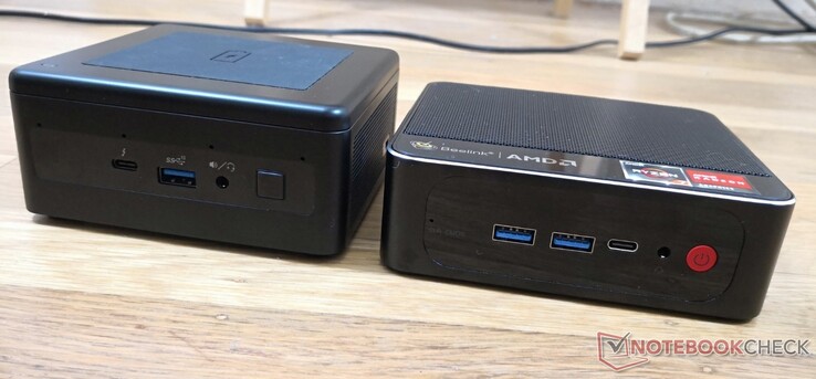 Left: Intel NUC11PAQi7, Right: Beelink SER3