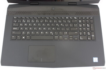 Layout has changed dramatically from the Alienware 17 to be more like a typical Ultrabook
