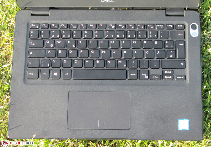 A look at the keyboard and trackpad on the Latitude 3400