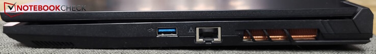 Right: USB-A 3.2 Gen 2, LAN