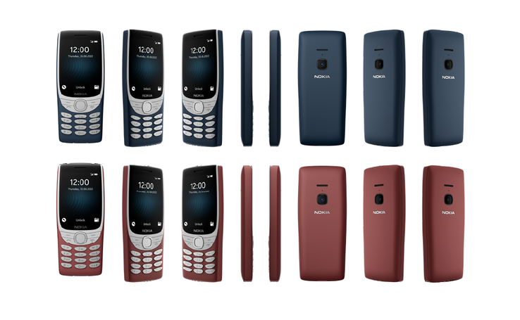 The 8210 4G from all angles. (Source: Nokia)