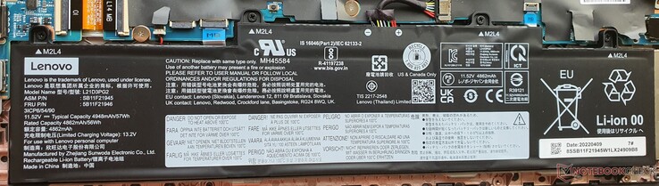 57 Wh battery