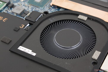 Twin ~65 mm fans are very large even for a 17-inch chassis
