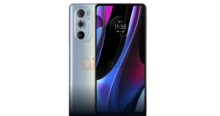The "Edge 30 Pro" is even depicted with similar colors to those of the original X30. (Source: 91Mobiles)