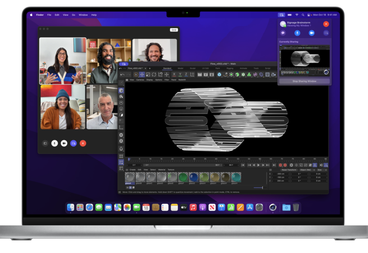 The utility of the MacBook Pro notched display is debatable. (Image: Apple)