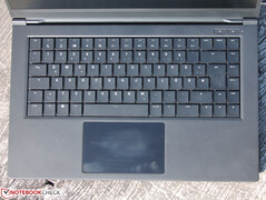 Keyboard with distinct key travel and pressure point
