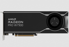 New black look with metallic accents for AMD&#039;s pro cards (Image source: AMD)