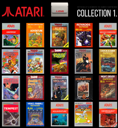 List of Atari games. (Image source: Evercade)