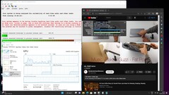 Maximum latency with several browser tabs open and with 4K video playing