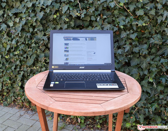 Acer Aspire 5 A517-51G in the shade