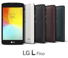 LG L Fino Android KitKat smartphone with quad-core processor