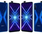 The Honor 9x shown with a rear-facing fingerprint. (Source: Twitter)