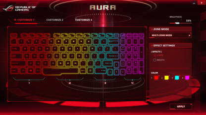 The Asus Aura software...