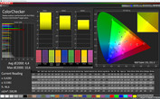 CalMAN: Color Fidelity – Screen mode: Adaptive, AdobeRGB target color space