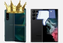 Samsung sure knows how to make a flagship, but here&#039;s why Sony makes the best flagships. (Image source: Sony/Samsung - edited)
