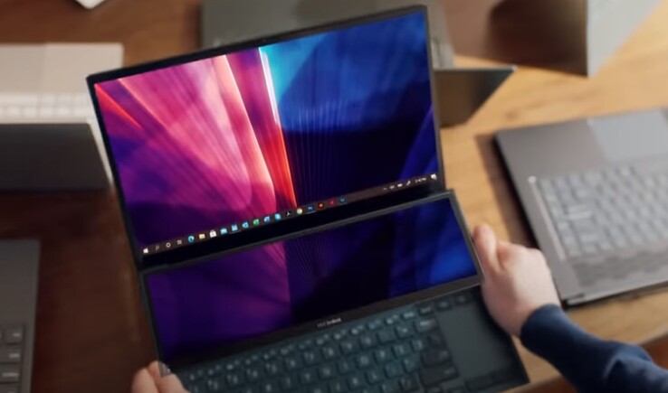 An Intel-powered laptop can give Justin intangible thumbs - the MacBook can't do that. (Image source: YouTube/Intel)