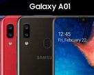 More evidence of a new Galaxy A01 variant emerges. (Source: Samsung)