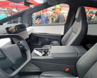 Tesla Cybertruck interior shot hints at ventilated seats (image: Greggertruck)