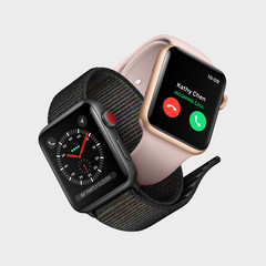 The Apple Watch 3 with LTE functionality. (Source: Apple)